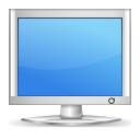 monitor, Display, Computer CornflowerBlue icon