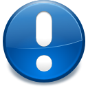 exclamation, Alert, Information SteelBlue icon