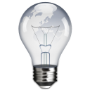 Light bulb, Idea, power Black icon