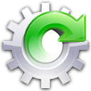 spin, Gear LimeGreen icon