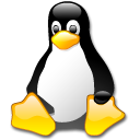 Penguin, tux Black icon