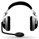 Headset Black icon