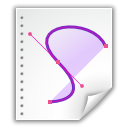 Opendocument graphics WhiteSmoke icon