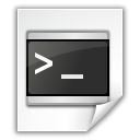 Shellscript, Application, x DarkSlateGray icon