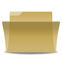 Folder, Brown DarkKhaki icon
