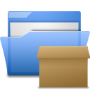 Tar, Folder CornflowerBlue icon