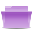 Folder, violet Plum icon