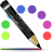 Color, pencil, Pen, line, Colors DarkSlateGray icon