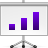 Presentation, powerpoint, keynote, Bars, chart WhiteSmoke icon