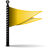 flag, yellow Icon