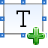 Text, editor, insert AliceBlue icon