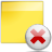 document delete, delete, Knotes Icon