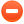 Access denied, red minus Tomato icon