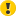 Alert, exclamation, warning Gold icon