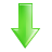 Arrow, Down, green LimeGreen icon