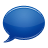 Blue, speech, Bubble SteelBlue icon