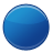 I, Circle, Ball, Blue Icon