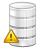 Database, warning Gainsboro icon