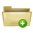 Folder, Add DarkKhaki icon