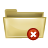 Folder, delete DarkKhaki icon