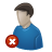 user, delete Icon