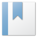 bookmark, Blue WhiteSmoke icon