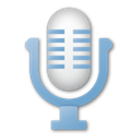 Microphone, Blue Icon