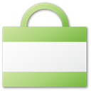 green, Bag, shopping WhiteSmoke icon