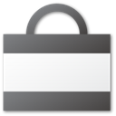 shopping, Bag DimGray icon