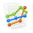 chart, graph, line WhiteSmoke icon