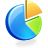 graph, pie, chart DodgerBlue icon