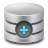 Add, Database, plus Silver icon