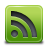 Rss, green, feed OliveDrab icon