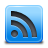 Rss, Blue, feed LightSkyBlue icon
