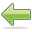 Arrow, green, Left Black icon