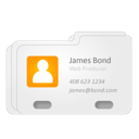 james bond, Contact, Vcard WhiteSmoke icon