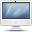 Graphite, monitor, screen, Computer, on DarkGray icon