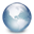 Graphite, globe Black icon