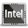 microchip, intel, Chip, processor DarkSlateGray icon