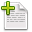 plus, new, document Icon