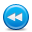 rewind, White, button DodgerBlue icon