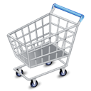 256x256, shopcart Black icon