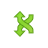 cross, Arrow, Left OliveDrab icon
