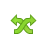 Arrow, Up, cross OliveDrab icon