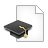 mortar board, Cap, Academic, degree WhiteSmoke icon