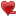 Heart, Minus DarkRed icon