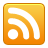 Rss, feed Goldenrod icon