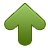 Up, Arrow, green Icon