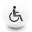 Disabled, wheelchair, disability, Accessibility WhiteSmoke icon