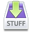 stuff, Box, download Black icon